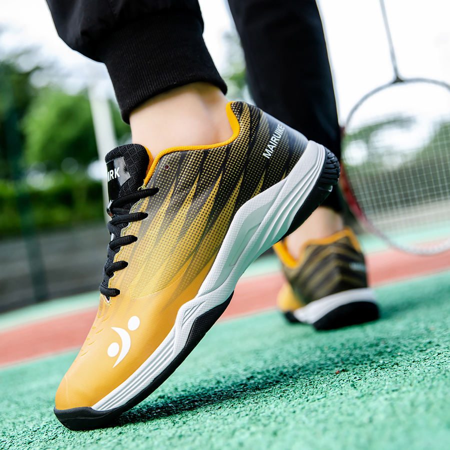 Shoe Non Slip Badminton - Erkek Badminton Ayakkabıları Nefes Alabilen File